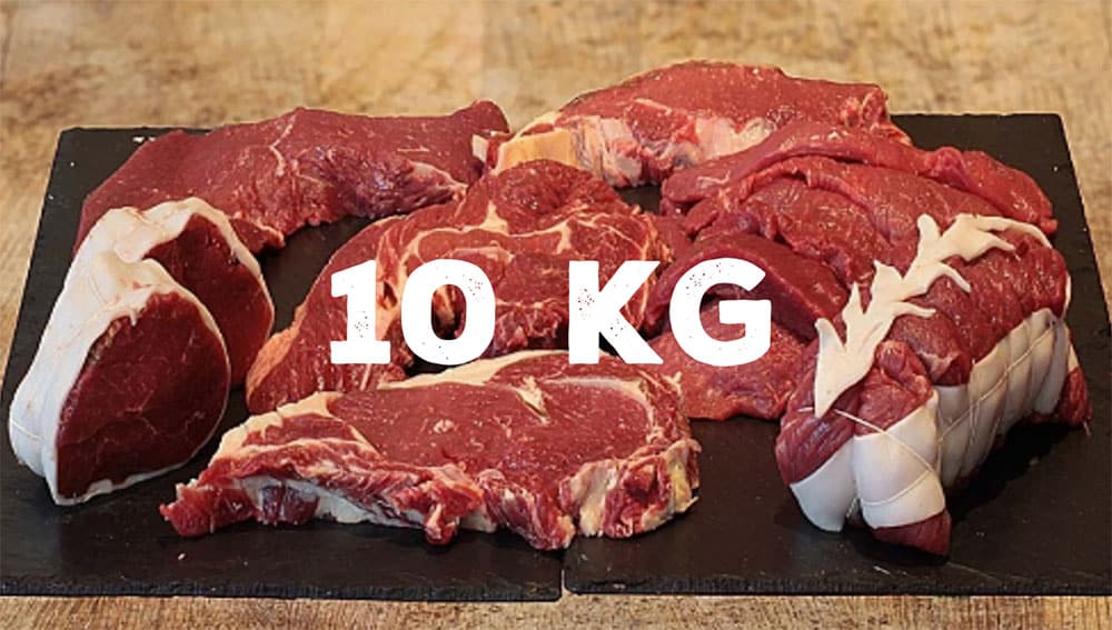 Colis bœuf salers 10kg