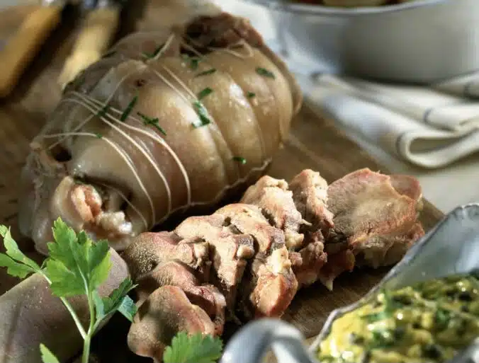 demi tête de veau prête à cuire 1,7kg