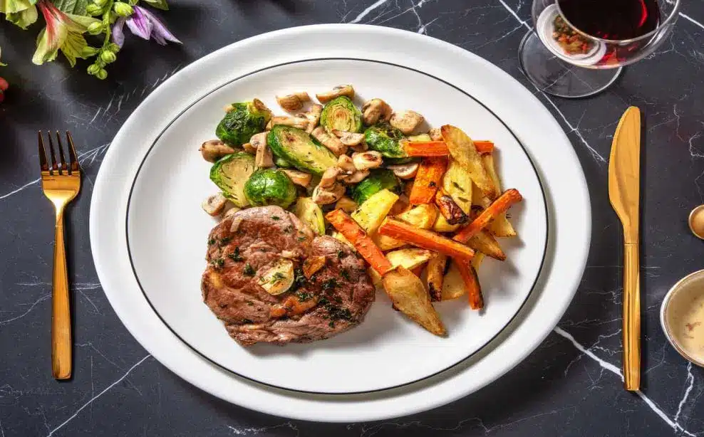 pavés de rumsteak au bleu sans crème